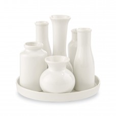 Mud Pie™ Ceramic 6 Piece Table Vase Set with Tray MDPI2420
